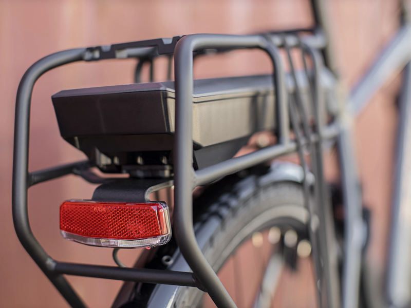 Trek District+ 1 500wh Electric Hybrid Bike 2024 in Grey-3