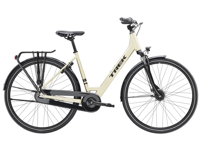 Trek District 1 Lowstep Equipped Hybrid Bike 2025 in Supernova
