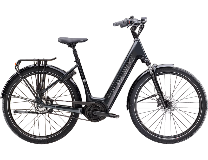 Balfes Bikes Trek District+ 3 Lowstep Belt 545Wh Electric Hybrid Bike 2026 in Lithium Grey | Free postage over £30, £10 off first order, price match & 0% finance.
