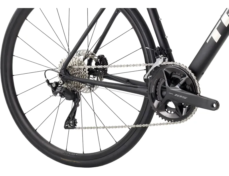 Trek Domane AL 5 Gen 4 Road bike 2027 in Matte Dark Star Black-4