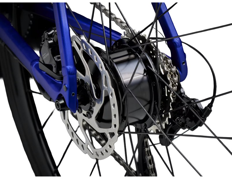 Trek Domane+ AL 5 Electric Road Bike 2025 in Hex Blue-3