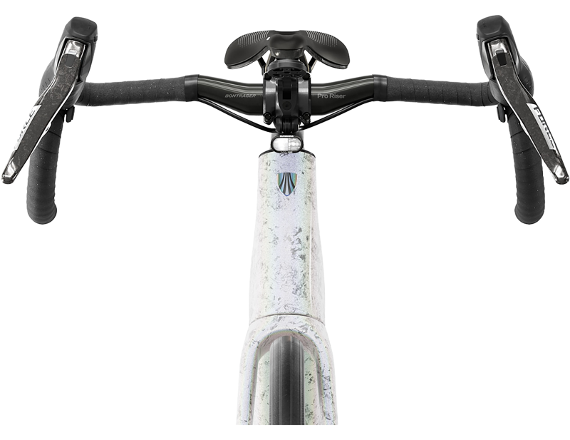 Trek Domane+ SL 7 AXS Electric Road Bike 2027 in Mother of Pearl Silver Marble-3