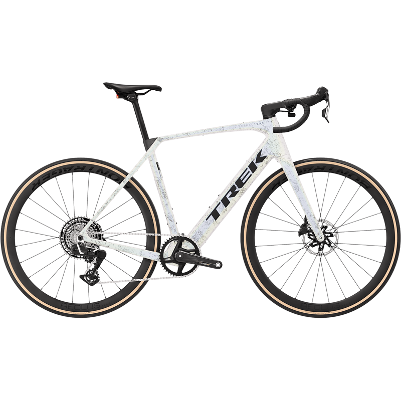 Balfes Bikes Trek Domane+ SL 7 AXS Electric Road Bike 2027 in Mother of Pearl Silver Marble | Free postage over £30, £10 off first order, price match & 0% finance.