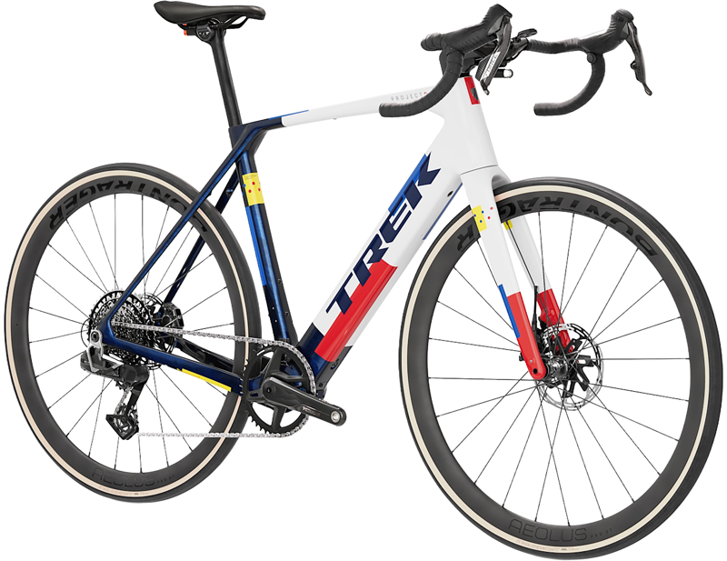 Trek Domane+ SL 7 AXS Electric Road Bike 2027 in Navy Smoke/Trek White-1
