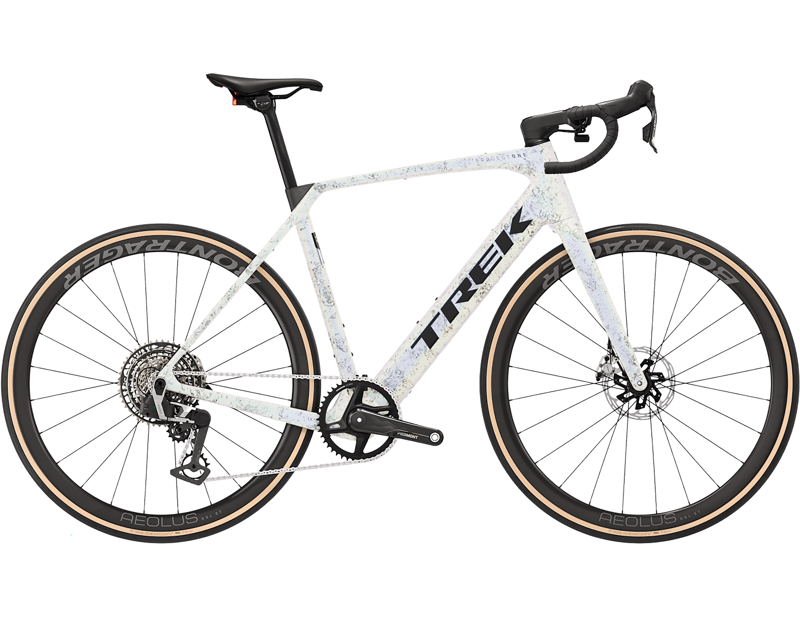 Trek Domane+ SL 9 AXS Electric Road Bike 2027 in Mother of Pearl Silver Marble