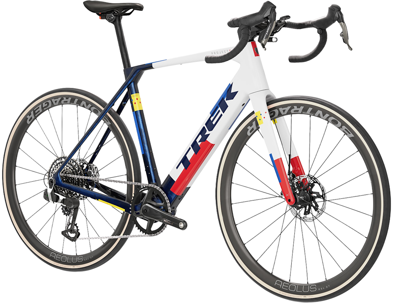 Trek Domane+ SL 9 AXS Electric Road Bike 2027 in Navy Smoke/Trek White-1