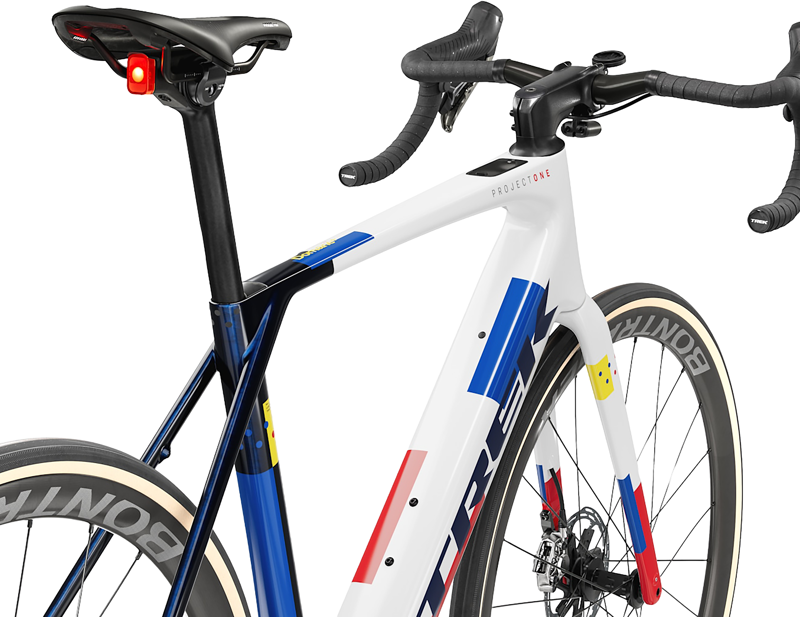Trek Domane+ SL 9 AXS Electric Road Bike 2027 in Navy Smoke/Trek White-2