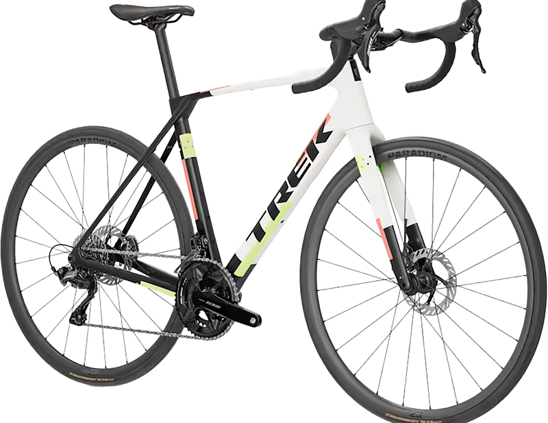 Trek Domane SL 5 Gen 5 Road Bike 2027 in Matte Era White Deep Smoke-1