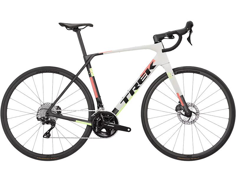 Trek Domane SL 5 Gen 5 Road Bike 2027 in Matte Era White Deep Smoke