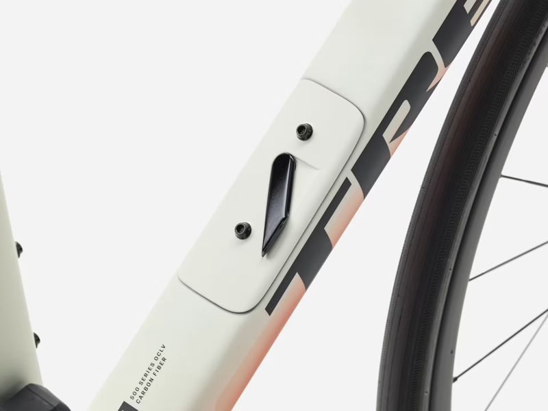 Trek Domane SL 6 Gen 4 Road Bike 2026 in Era White/Glowstick/Coral Fade-3