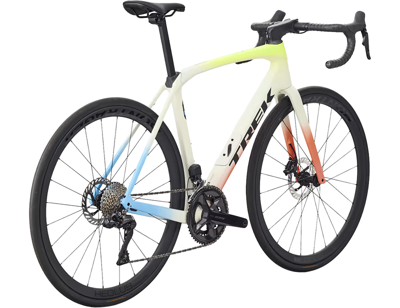 Trek Domane SL 6 Gen 4 Road Bike 2026 in Era White/Glowstick/Coral Fade-1