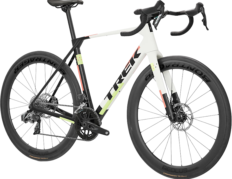 Trek Domane SL 6 AXS Gen 5 Carbon Road Bike 2027 in Matte Era White Deep Smoke-1