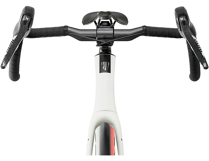 Trek Domane SL 6 AXS Gen 5 Carbon Road Bike 2027 in Matte Era White Deep Smoke-2