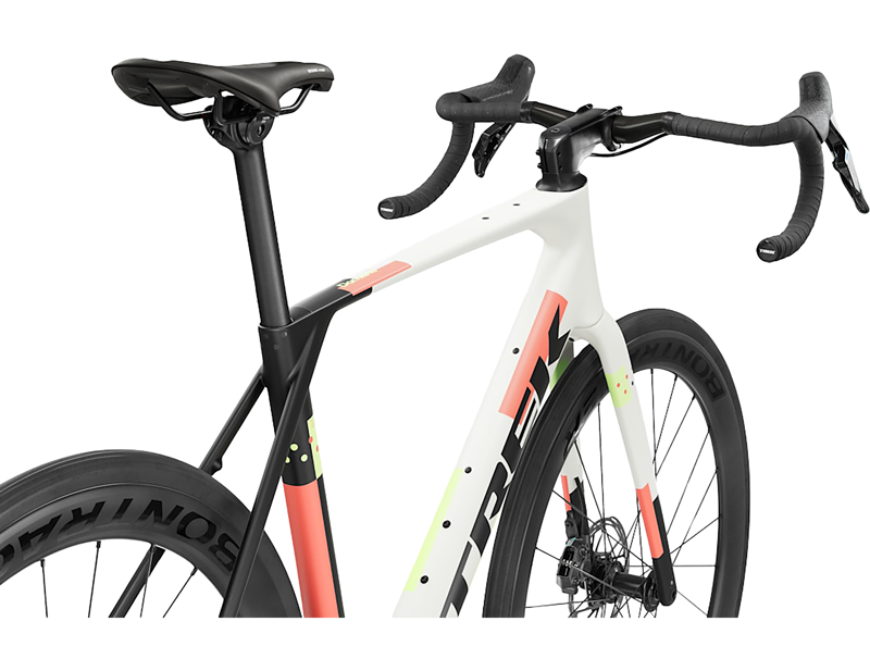 Trek Domane SL 6 AXS Gen 5 Carbon Road Bike 2027 in Matte Era White Deep Smoke-3