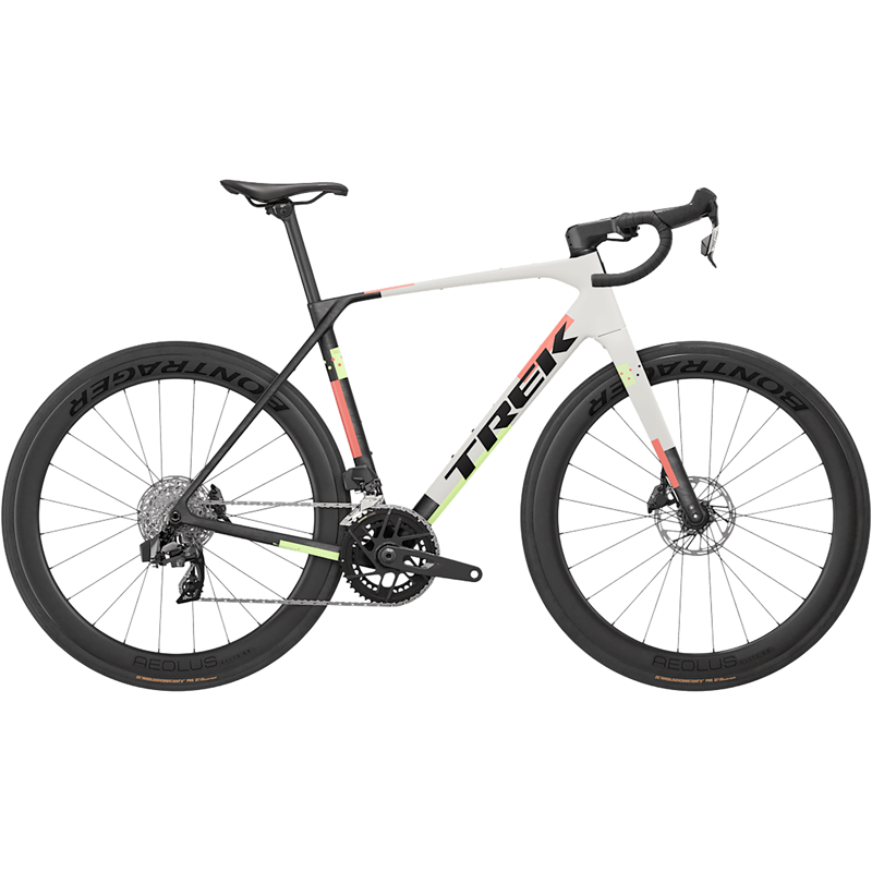 Balfes Bikes Trek Domane SL 6 AXS Gen 5 Carbon Road Bike 2027 in Matte Era White Deep Smoke | Free postage over £30, £10 off first order, price match & 0% finance.