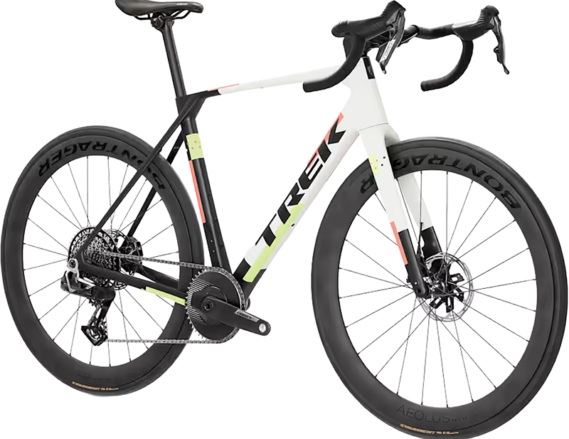 Trek Domane SL 7 AXS 1x Gen 5 Carbon Road Bike 2027 in Matte Era White/Deep Smoke-1