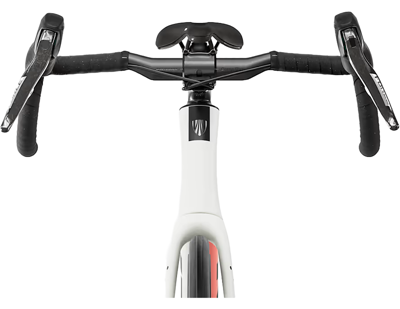 Trek Domane SL 7 AXS 1x Gen 5 Carbon Road Bike 2027 in Matte Era White/Deep Smoke-2