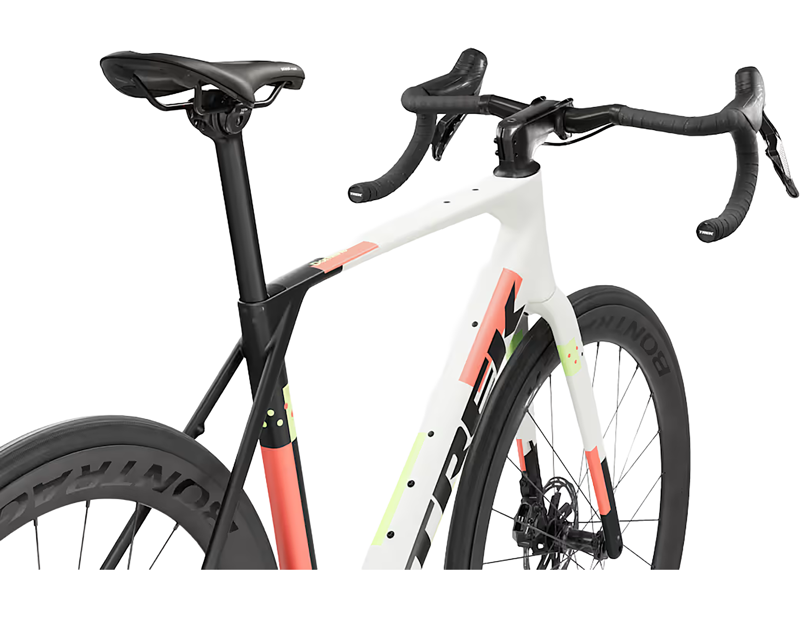 Trek Domane SL 7 AXS 1x Gen 5 Carbon Road Bike 2027 in Matte Era White/Deep Smoke-3
