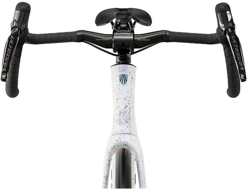 Trek Domane SLR 7 Gen 5 Di2 Carbon Road Bike 2027 in Mother of Pearl/Silver Marble-2