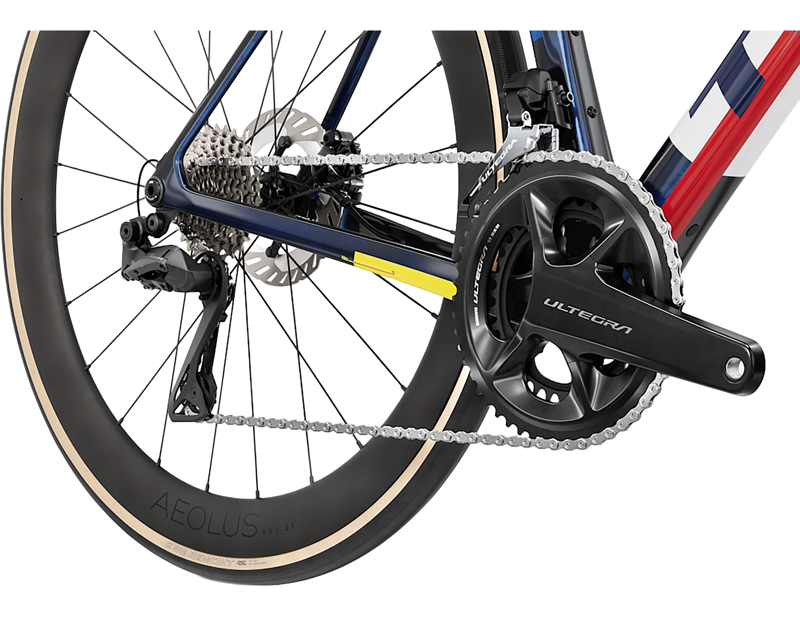 Trek Domane SLR 7 Gen 5 Di2 Carbon Road Bike 2027 in Navy Smoke/Trek White-4
