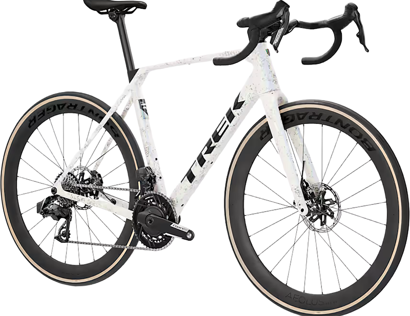 Trek Domane SLR 7 AXS Gen 5 Road Bike 2027 in Mother of Pearl/Silver Marble-1