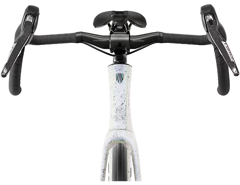 Trek Domane SLR 7 AXS Gen 5 Road Bike 2027 in Mother of Pearl/Silver Marble-2