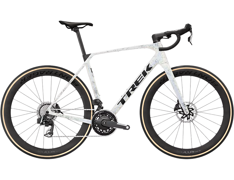Trek Domane SLR 7 AXS Gen 5 Road Bike 2027 in Mother of Pearl/Silver Marble