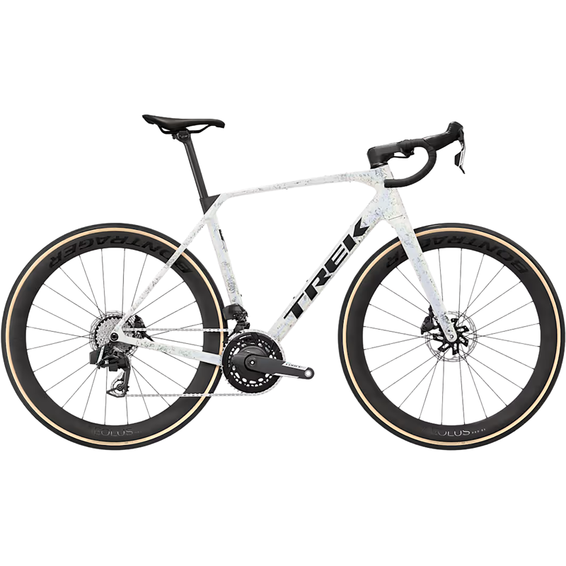 Balfes Bikes Trek Domane SLR 7 AXS Gen 5 Road Bike 2027 in Mother of Pearl/Silver Marble | Free postage over £30, £10 off first order, price match & 0% finance.
