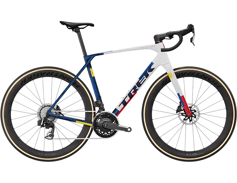 Trek Domane SLR 7 AXS Gen 5 Road Bike 2027 in Navy Smoke Trek White