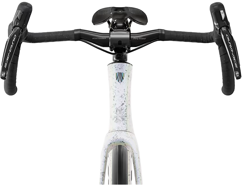 Trek Domane SLR 9 Gen 5 Di2 Carbon Road Bike 2027 in Mother of Pearl/Silver Marble-2