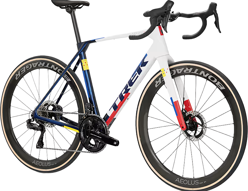 Trek Domane SLR 9 Gen 5 Di2 Carbon Road Bike 2027 in Navy Smoke/Trek White-1