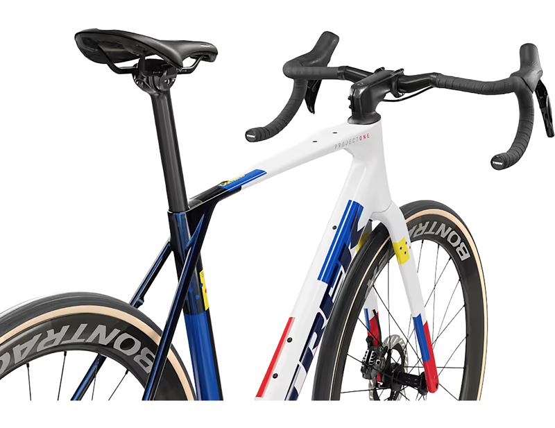 Trek Domane SLR 9 Gen 5 Di2 Carbon Road Bike 2027 in Navy Smoke/Trek White-3