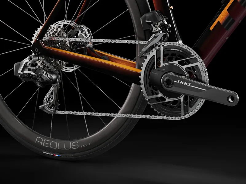 Trek Domane SLR 9 AXS Gen 4 Carbon Road Bike 2025 in Axinite Flip-3