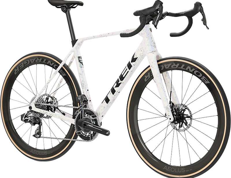Trek Domane SLR 9 AXS Gen 5 Carbon Road Bike 2027 in Mother of Pearl/Silver Marble-1