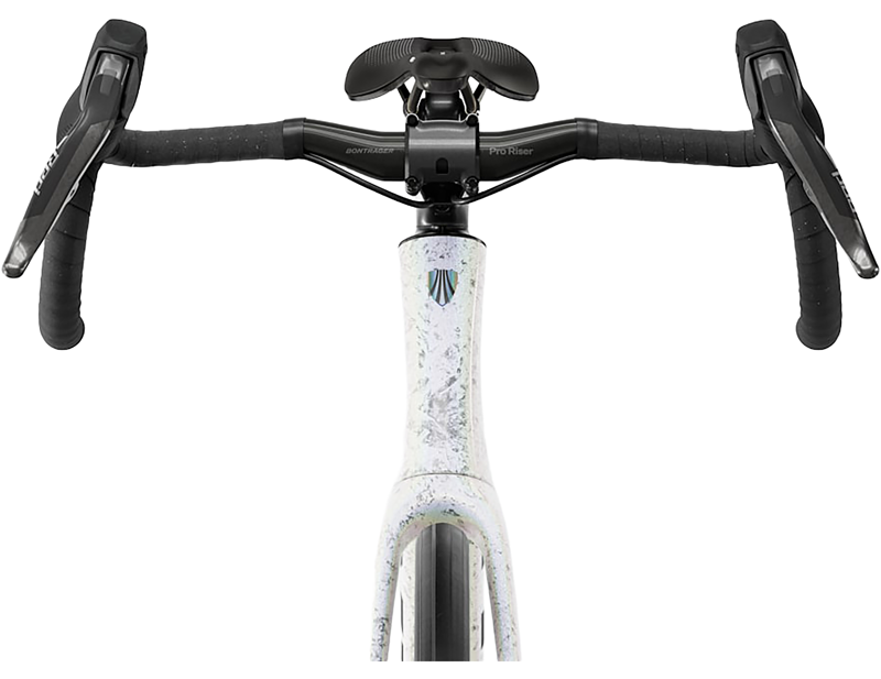 Trek Domane SLR 9 AXS Gen 5 Carbon Road Bike 2027 in Mother of Pearl/Silver Marble-2