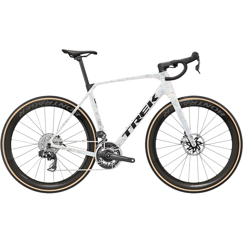 Balfes Bikes Trek Domane SLR 9 AXS Gen 5 Carbon Road Bike 2027 in Mother of Pearl/Silver Marble | Free postage over £30, £10 off first order, price match & 0% finance.