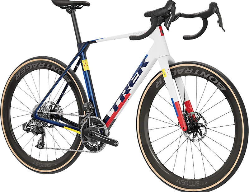 Trek Domane SLR 9 AXS Gen 5 Carbon Road Bike 2027 in Navy Smoke/Trek White-1