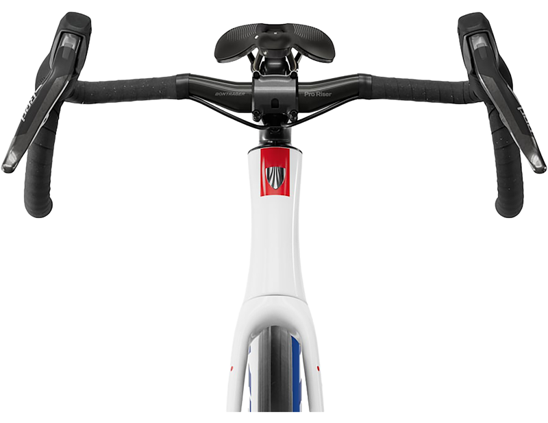 Trek Domane SLR 9 AXS Gen 5 Carbon Road Bike 2027 in Navy Smoke/Trek White-2