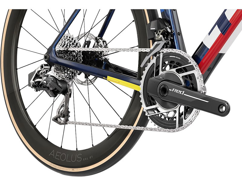 Trek Domane SLR 9 AXS Gen 5 Carbon Road Bike 2027 in Navy Smoke/Trek White-4