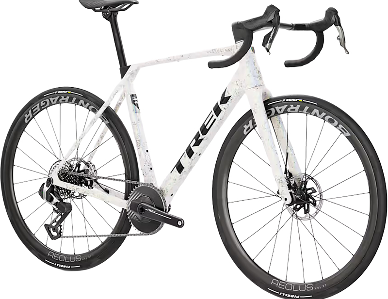 Trek Domane SLR 9 AXS 1x13 Gen 5 Carbon Road Bike 2027 in Mother of Pearl/Silver Marble-1