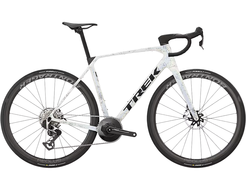 Trek Domane SLR 9 AXS 1x13 Gen 5 Carbon Road Bike 2027 in Mother of Pearl/Silver Marble