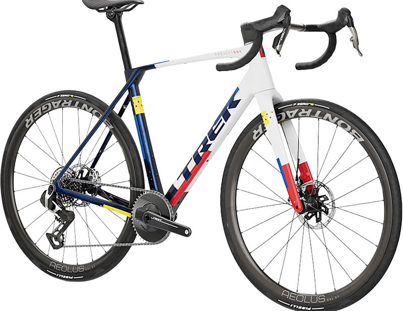 Trek Domane SLR 9 AXS 1x13 Gen 5 Carbon Road Bike 2027 in Navy Smoke/Trek White-1