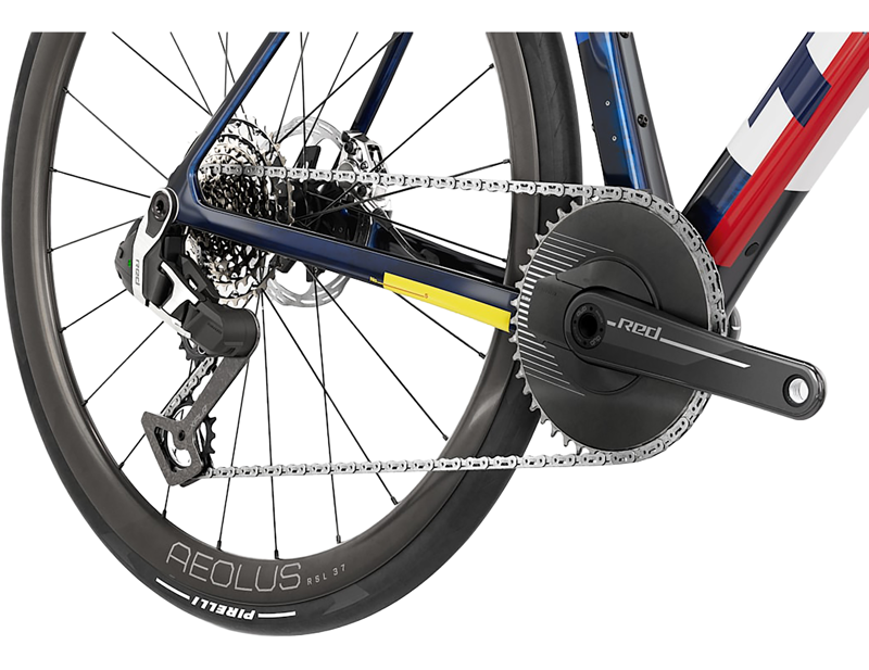 Trek Domane SLR 9 AXS 1x13 Gen 5 Carbon Road Bike 2027 in Navy Smoke/Trek White-4