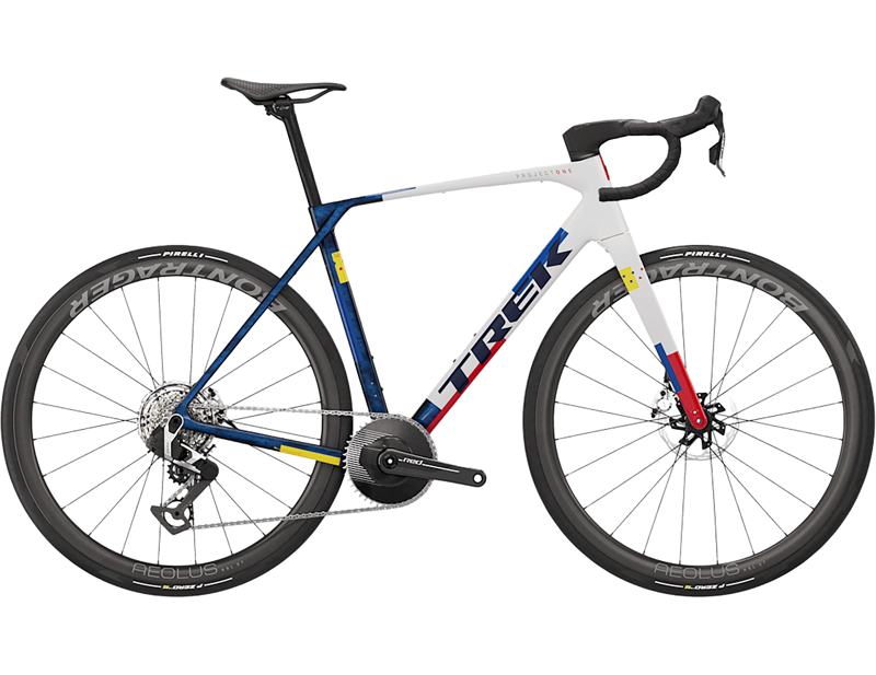Trek Domane SLR 9 AXS 1x13 Gen 5 Carbon Road Bike 2027 in Navy Smoke/Trek White