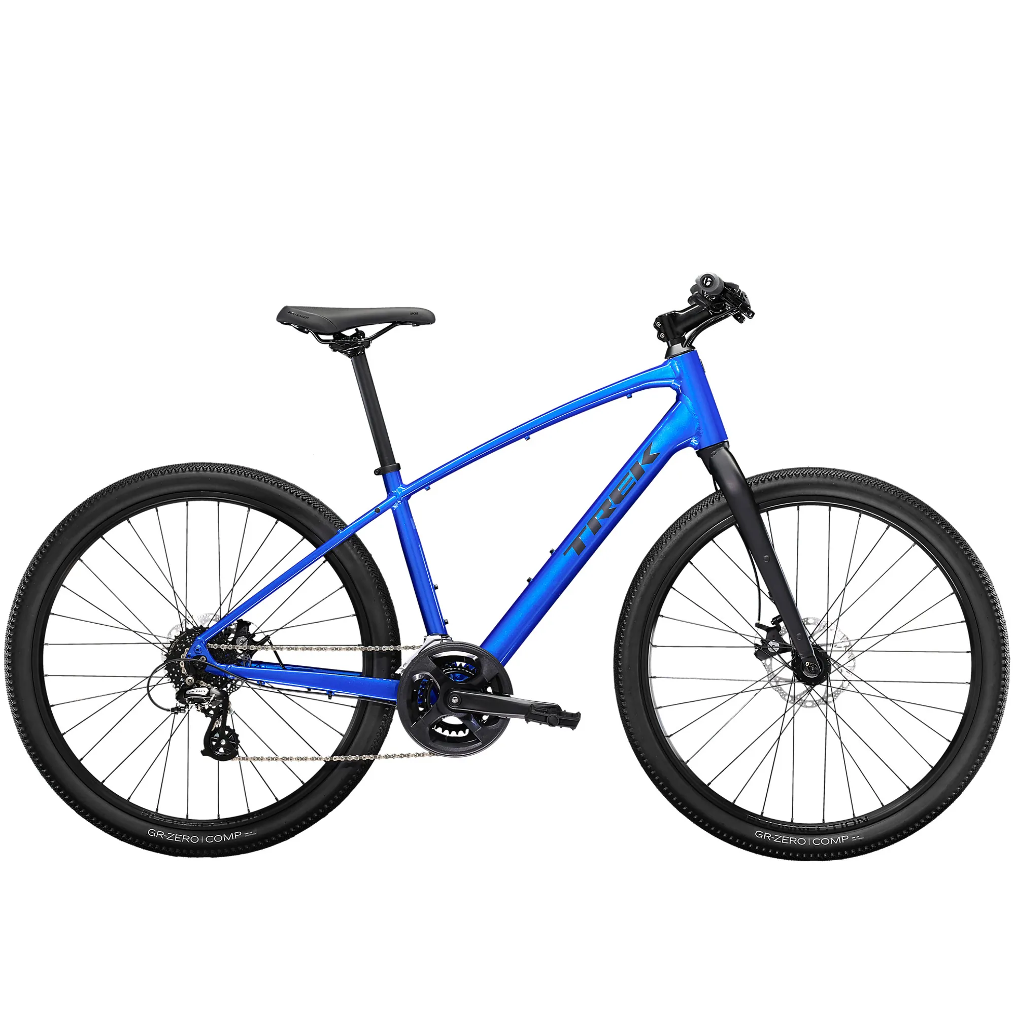 Trek Dual Sport Gen Hybrid Bike 2023 in Alpine Blue