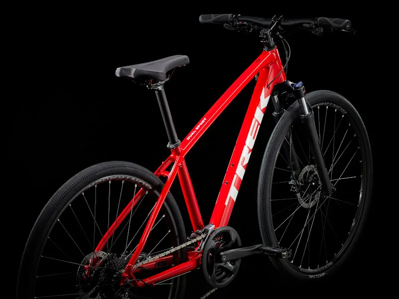 Trek Dual Sport 2 Hybrid Bike 2022 in Viper Red-1