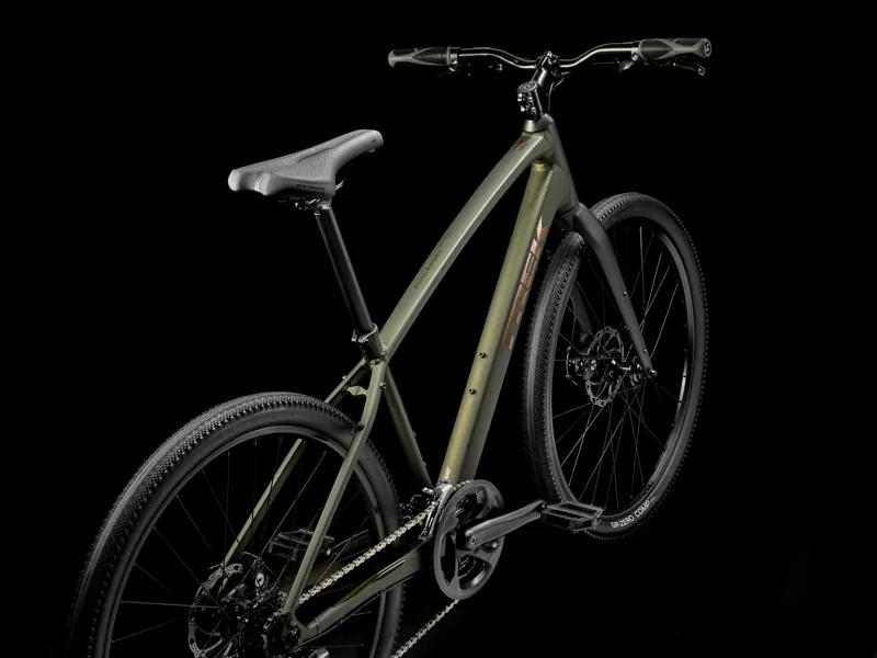 Trek Dual Sport 1 Gen 5 Hybrid Bike 2025 in Black Olive-2