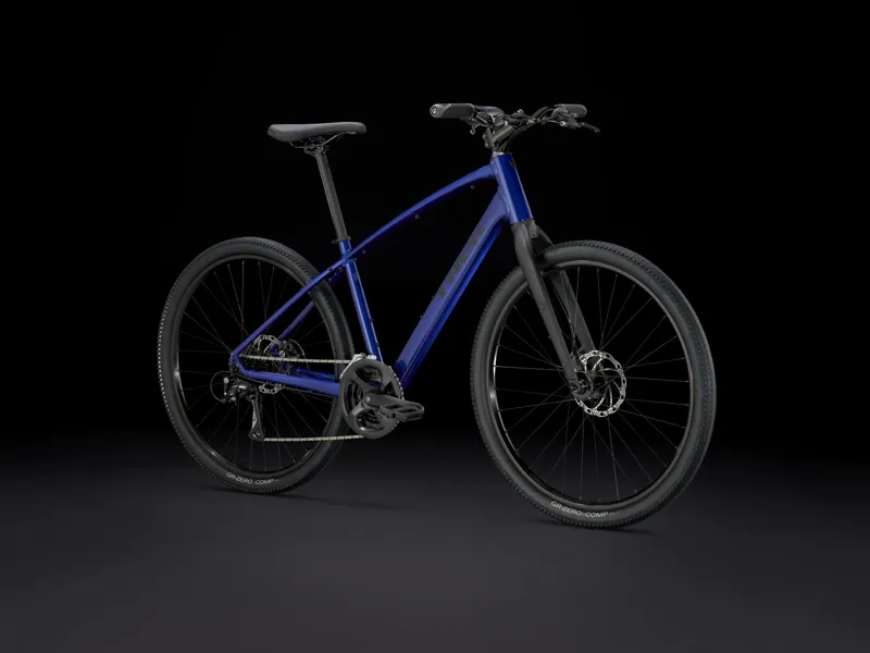 Trek Dual Sport 1 Gen 5 Hybrid Bike 2025 in Hex Blue-1