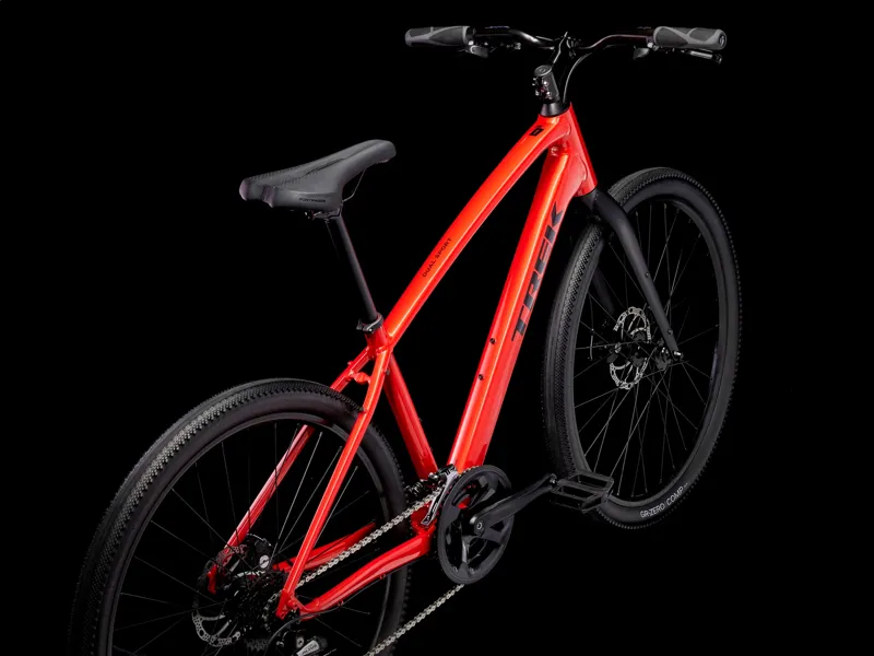 Trek Dual Sport 1 Gen 5 Hybrid Bike 2025 in Lava Red-2