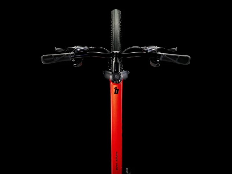 Trek Dual Sport 1 Gen 5 Hybrid Bike 2025 in Lava Red-4